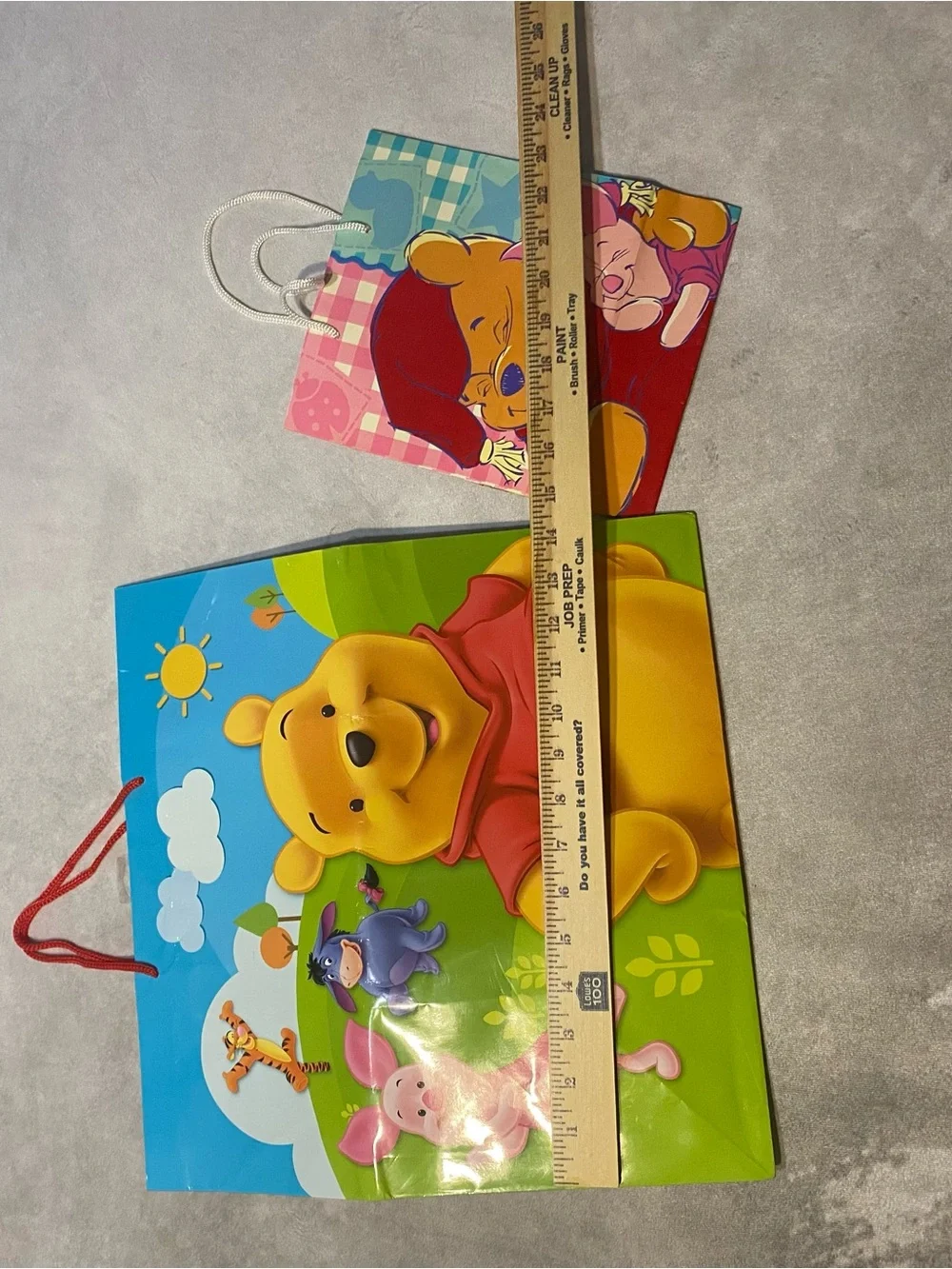 Winnie The Pooh Gift Bag Lot Of 2